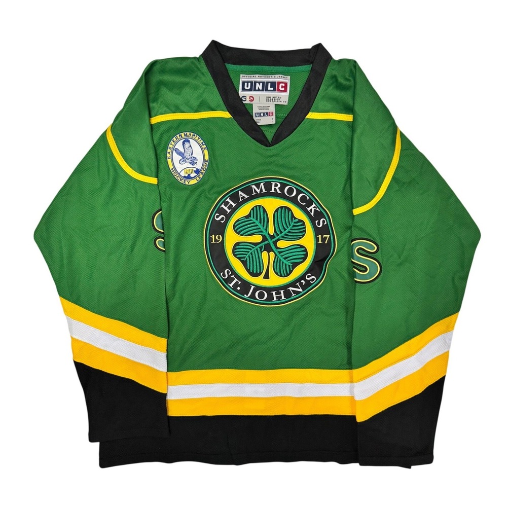 Goon Film St. Johns Shamrocks Rhea 3‎ Hockey Jersey Mens Large Green